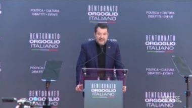 Atreju Salvini Se Alternativa Schlein Condannati A Governare Per