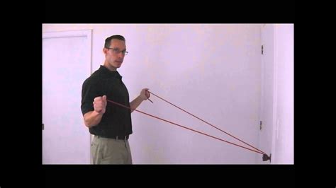 Thera Band Home Exercise Band Shoulder Exercises Rotator Cuff Exercises Youtube