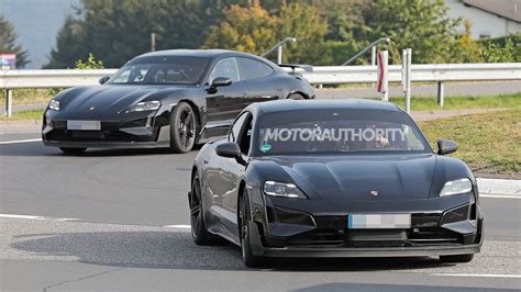 2024 Porsche Taycan Turbo GT Spied At The Ring