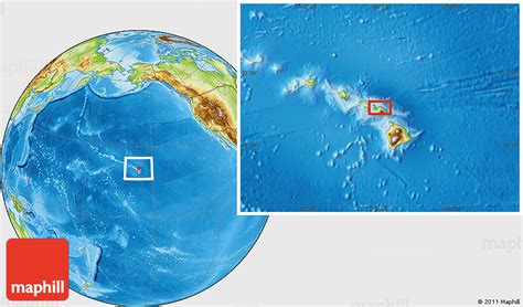 Physical Location Map of Puunene