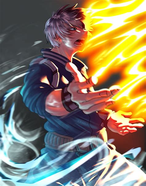 Todoroki - Half Hot Half Cold by Kaikkei on DeviantArt