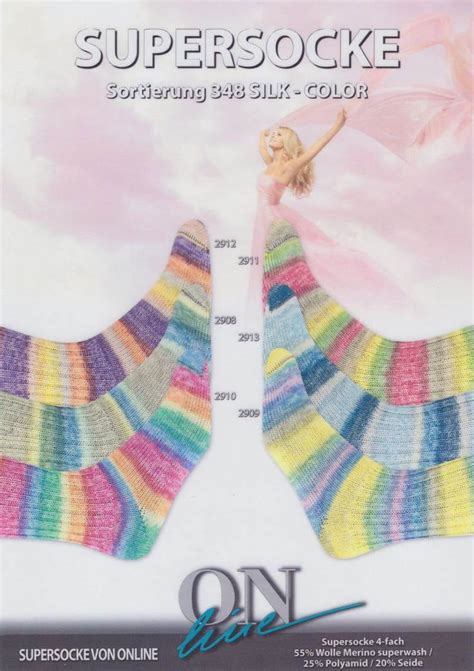 Online Supersocke Silk Color In Sock Yarn Yarn Silk