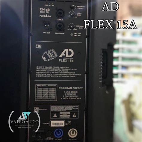 Jual Speaker Aktif Monitor Ad Flex A Fir Phase Teknology Watt