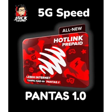 HOTLINK PANTAS 1 O 5G SPEED HIGH DATA QUOTA Shopee Malaysia