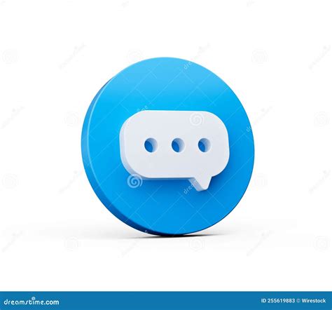 Chat Bubble Message Speech Dialog Icon Symbol Isolated On White