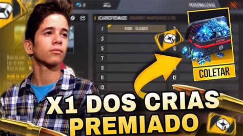 FREE FIRE AO VIVOX1 DOS CRIAS SALAS PERSONALIZADASGUILDA DOS