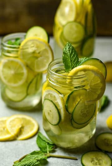 Easy Lemon Cucumber Water Recipe Shane Simple