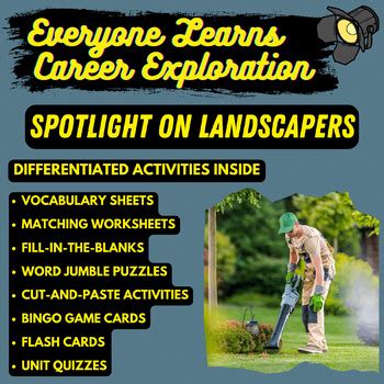 Everyone Learns Career Exploration Spotlight On Landscapers Tpt