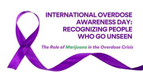 International Overdose Awareness Day Recognizing People Who Go Unseen