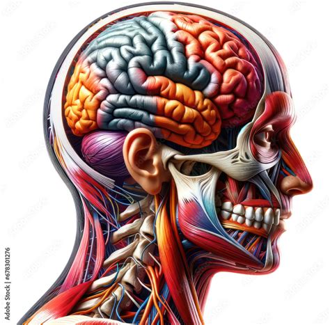 anatomical side profile showing head  man png image image