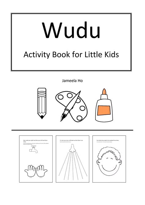 Wudu Activity Book For Little Kids Pdf Artofit