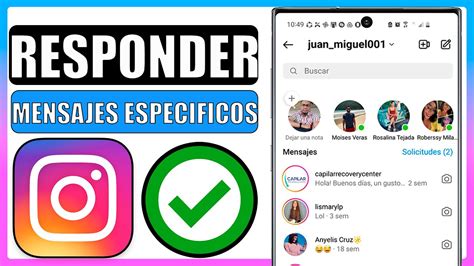 Como Responder Un Mensaje Especifico En Instagram Youtube