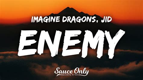 Imagine Dragons X Jid Enemy Lyrics Youtube