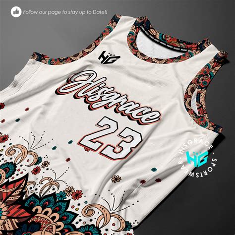 Hg Sunflower Concept Jersey Full Sublimation Jersey Basketball