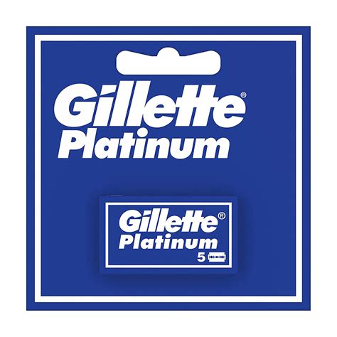GILLETTE PLATINUM DOUBLE EDGE RASIERKLINGEN 5ER