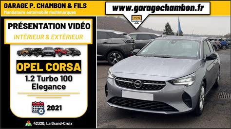 OPEL CORSA 1 2 Turbo 100 Elegance Gris Quartz présentation YouTube