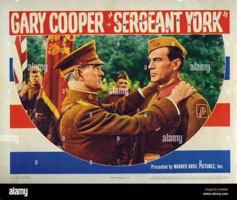 Sergeant York - Movie Poster Stock Photo - Alamy