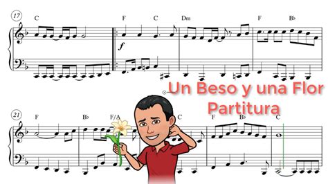 Un Beso Y Una Flor Nino Bravo Partitura Para Piano Recursos Musicales