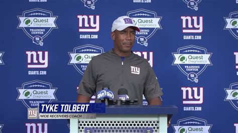 Wr Coach Tyke Tolbert On Wide Receivers Mindset Heading Into Sunday