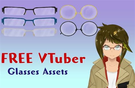 [vtuber Assets] Glasses 眼鏡 Xethael Eotres Booth