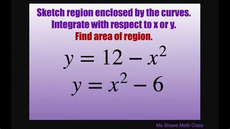 Sketch Region Enclosed By Curves Y X And Y X Find Area