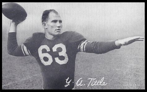 Y.A. Tittle - 1948-52 Exhibit #49 - Vintage Football Card Gallery