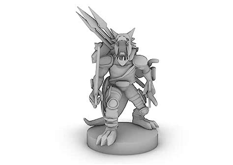 Kobold Weapon Master Tabletop Dnd Gaming Miniature Toys