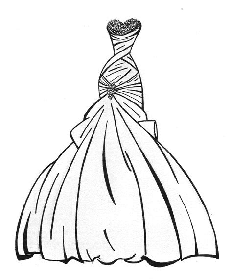 Barbie Dress Coloring Pages At Free Printable Colorings Pages To Print And Color