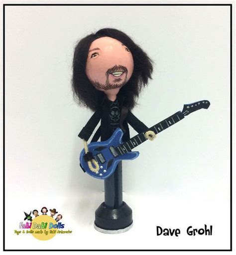 Bendy Doll Clothespin Dolls Dave Grohl Foo Fighters Popsicle Sticks