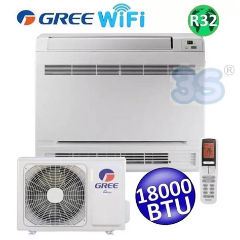 CLIMATIZZATORE MONO CONSOLE Pavimento WiFi 18000 Btu GREE Classe A A