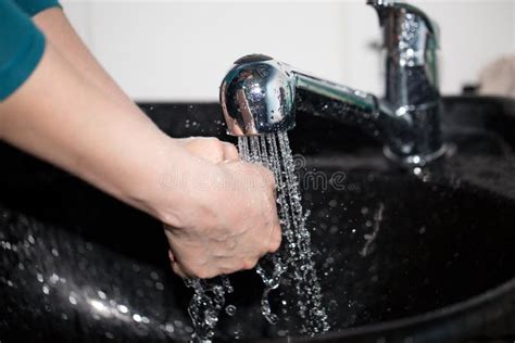 Hand Washing with Tap Water Stock Image - Image of handwashing, health: 100706541