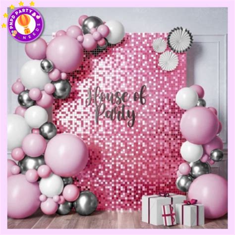 2meters Foil Curtain Backdrops Birthday Party Decorations Sequin Wall