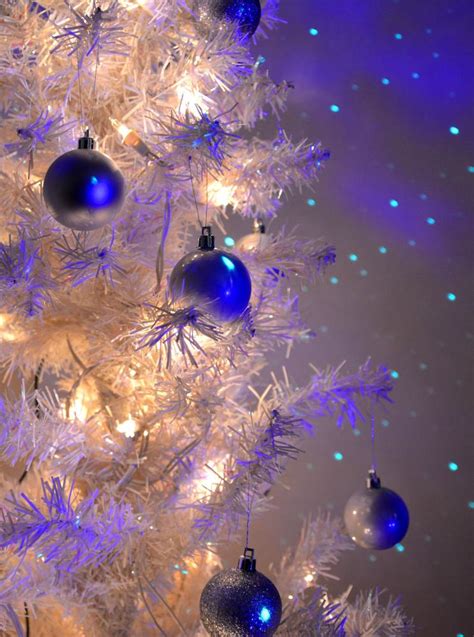 20 Blue Christmas Tree Desktop Wallpapers WallpaperSafari