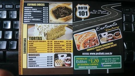 Menu at Santani Esfiharia e Hamburgueria pizzeria Guarujá