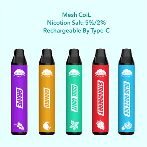 UK Vape Pen Disposable Vape Pen Type C Rechargeable E Cigarette Puff