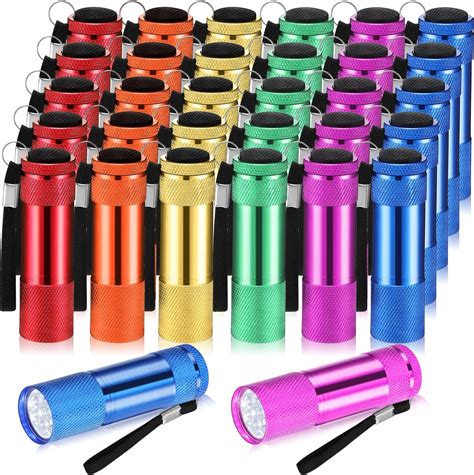 EverBrite 18 Pack Mini LED Flashlight Set Portable Flashlights Ideal