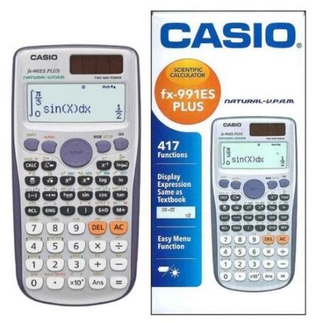 Casio Calculatrice Scientifique Fx Plus Fonctions Blanc