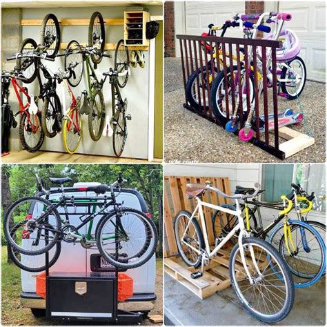 25 Homemade DIY Bike Rack Ideas for Garage - DIY Crafts