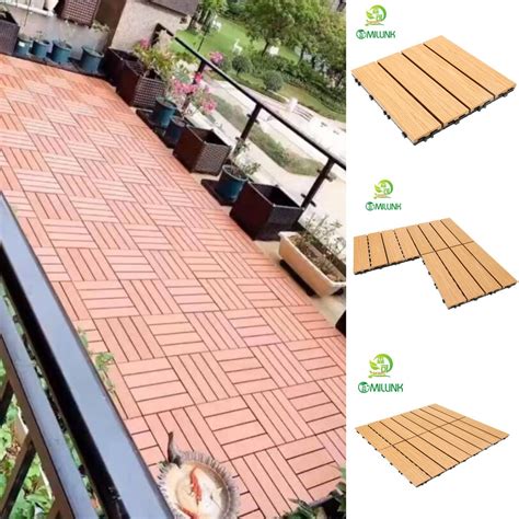 Engineered Outdoor Decking Wood Flooring Wpc Diy Decking Wood Plastic