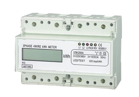 Kwh Meter Digital Xtm1250sfct 3phase 4w 380v Ct 5a Class 1