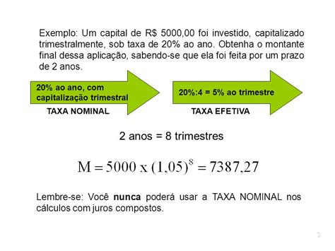 Os Diversos Tipos De Taxas Para Juros Compostos Ppt Carregar