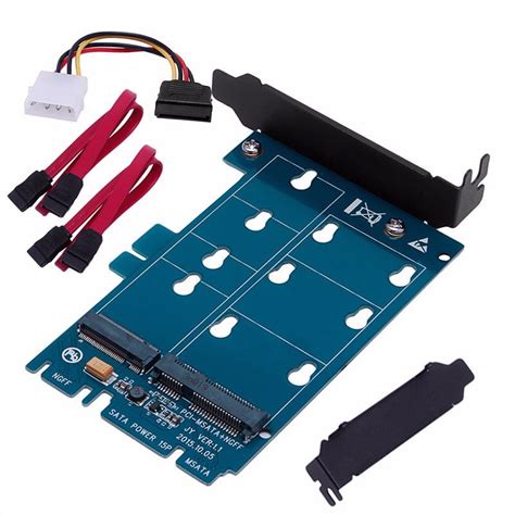 Adaptador Dual Ssd M Sata Msata Para Sata M Low Profile R