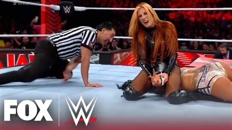 Becky Lynch Forces Indi Hartwell To Tap Out In Nxt Women’s Title Match On Raw Wwe On Fox Youtube