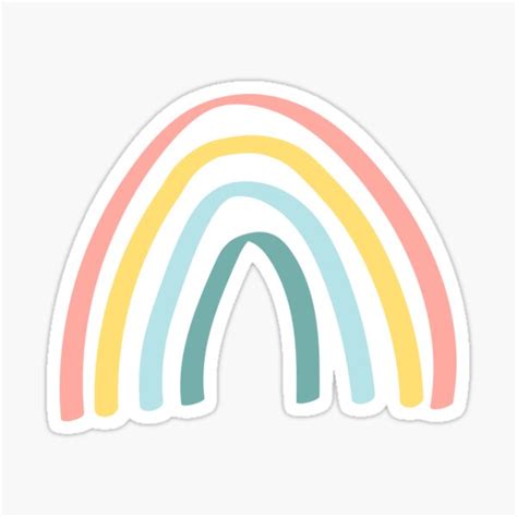 Boho Rainbow Stickers | Redbubble