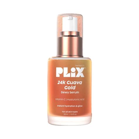 Buy Plix The Plant Fix Guava 24k Gold Face Serum For Instant Glow 30ml