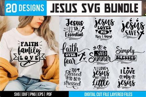 Jesus Svg Bundle Graphic By Svgstudiodesignfiles · Creative Fabrica