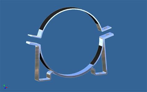 cylinder clamp bracket 3d model