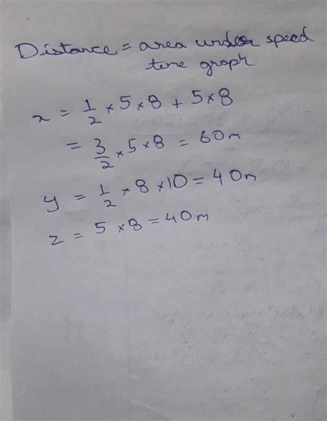 13 The Speed Time Graphs Speed Ms Three Moving Vehicles I Ii And Iii Are Shown 10