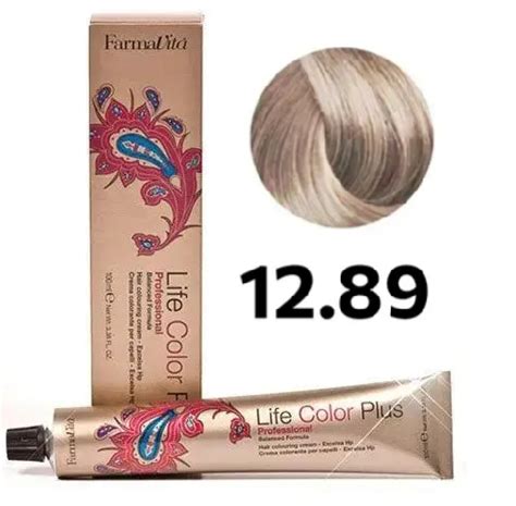 Стойкая крем-краска для волос Farmavita Life Color Plus 12.89 ...