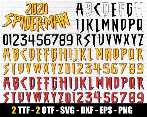 spiderman font cricut superhero font spiderman font spiderman font svg ...